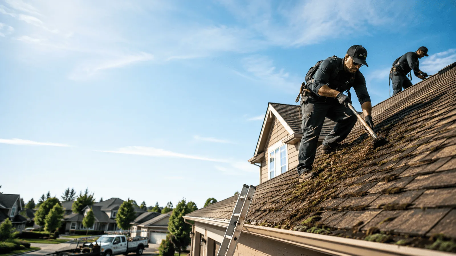 Roof Moss Removal in Denton, TX near me